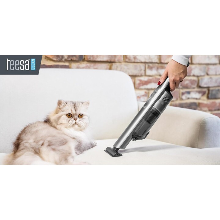 Aspirapolvere portatile senza fili Teesa 14,8 V 200 W, filtro HEPA, potenza regolabile TSA5017