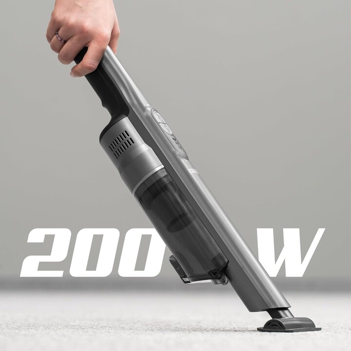 Aspiradora de mano inalámbrica Teesa, 14,8 V, 200 W, filtro HEPA y potencia ajustable, modelo TSA5017