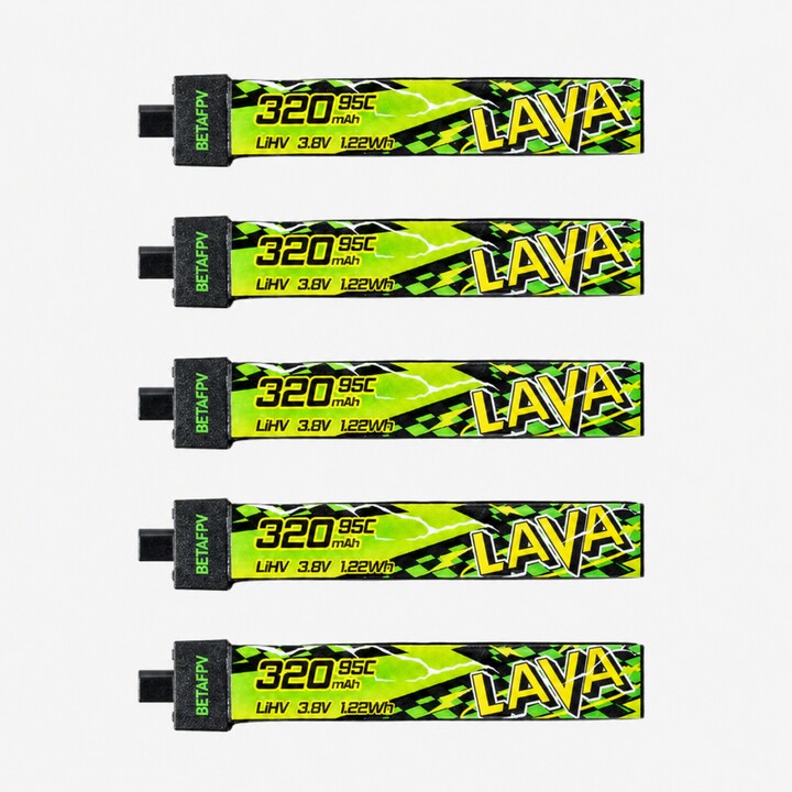Akku für Betafpv Lava II Drohne 1S Akku 320mAh 95C (5 Stück)