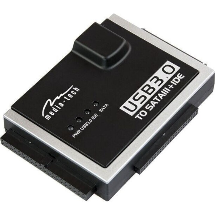 Kit di connessione Media-Tech MT5100 SATA/IDE con 2 porte USB