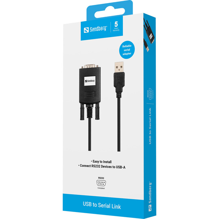 Sandberg 133-08 USB to Serial Link (9-pin)