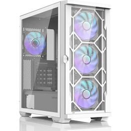 Zalman Z10 DUO ATX ZM-IF120 x4 Blanco