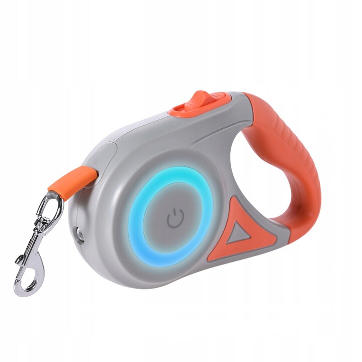 Pupilplanet Laisse Automatique 5M LED Avec Éclairage Latéral