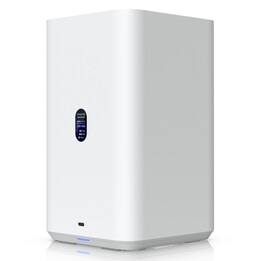 NAS UniFi Ubiquiti Unas-2-w : 2 baies pour disques durs 3,5", 2,5 GbE, USB-C, adaptateur PoE++