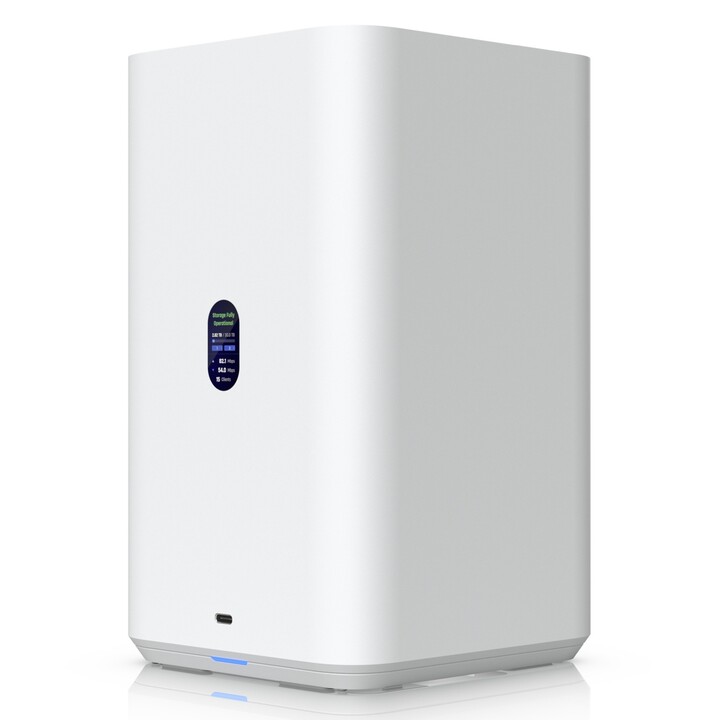 Ubiquiti Unas-2-w Unifi NAS 2X 3.5" HDD Bays, 2.5gbe, Usb-c, Poe++ Adapter