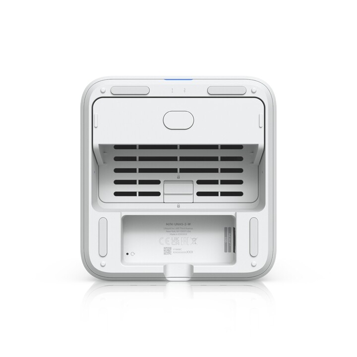 Ubiquiti Unas-2-w Unifi NAS 2X 3.5" HDD Bays, 2.5gbe, Usb-c, Poe++ Adapter