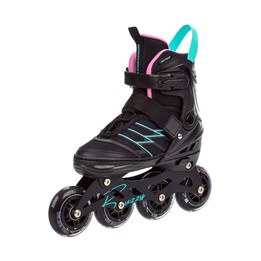 Patines Meteor Buzzy negro-rosa-menta 17492-17493 38-43