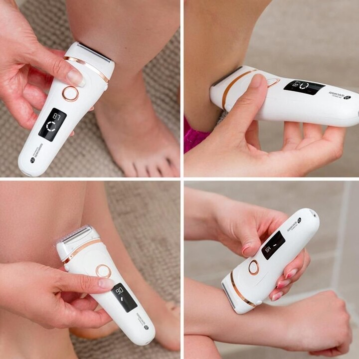 Rio SHLD-EU/1.2 Go Smooth Vet & Dry Lady Shaver, White