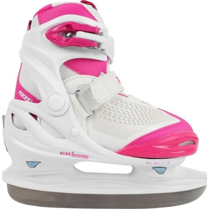 Patines Roces Moody Ice X, blancos y rosas, 450744 001, tallas 30-35