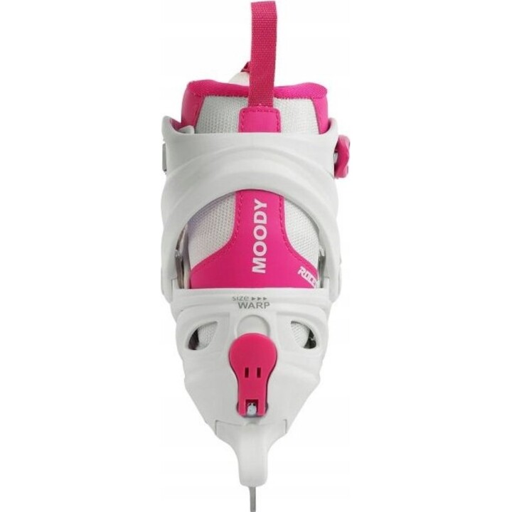 Patines Roces Moody Ice X, blancos y rosas, 450744 001, tallas 30-35