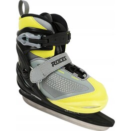 Roces Moody Ice X ice skates, black and lime, 450743 001, sizes 30-35