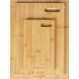 Russell Hobbs RH04065 Element Bamboo 3 Piece Chopping Board Set