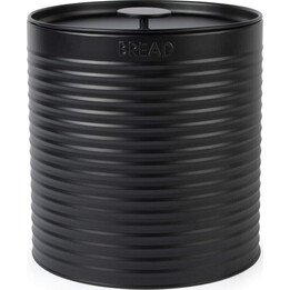 Russell Hobbs RH03269EU7 Ribbed Bread Bin, Black