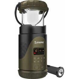 Radio dynamo solaire Hawk HWRDI430GN avec lampe torche