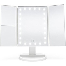 Espelho de maquilhagem Rio MMFD-WH-EU/1,3 com 24 LEDs, tátil e regulável, branco