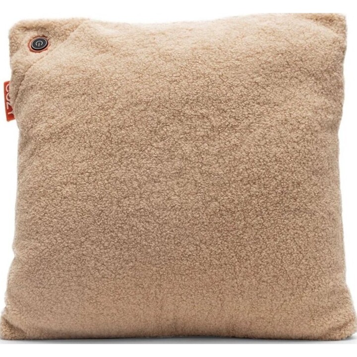 Bodi-Tek BT-CSHT2-W-LC-PB10 COZY Una Beheizbares Komfortkissen 45 x 45 cm, Hellbraun