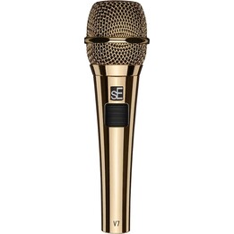 sE V7 PTTGO - 24-karat Gold-plated Supercardioid Microphone