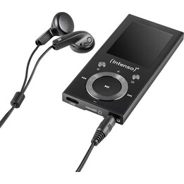 Leitor de MP3 Intenso de 64 GB, Preto/3717490