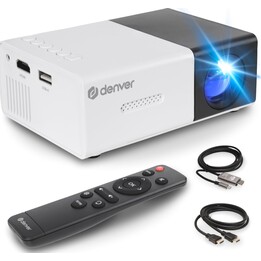 Projetor Mini Denver PR-1000 HDMI USB 1080p