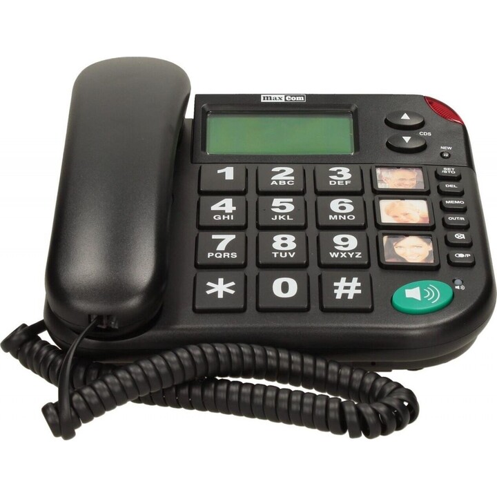 Telefone com fio KXT 480 BB Preto