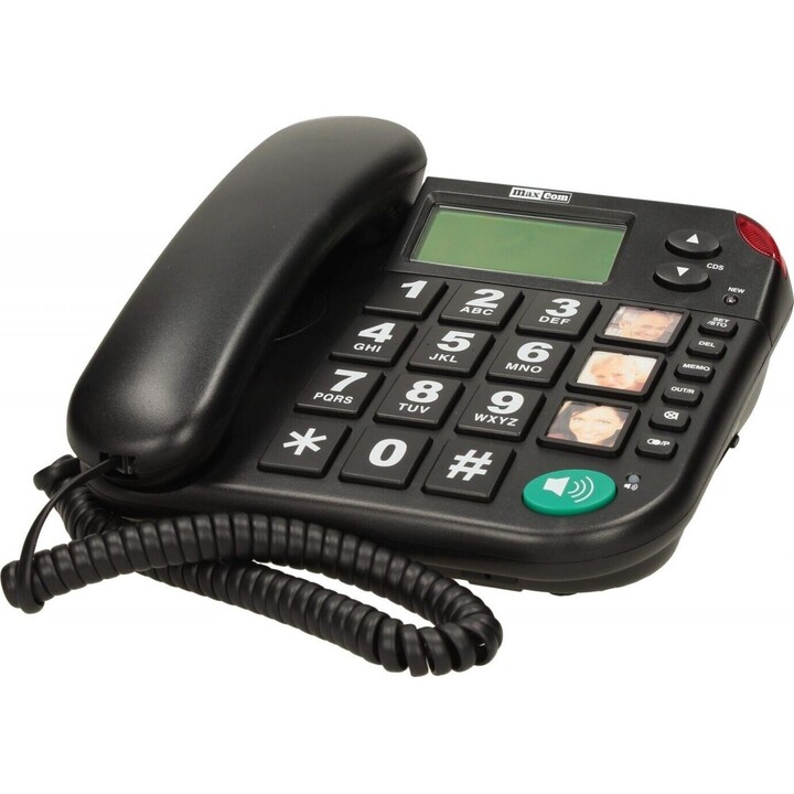 Telefone com fio KXT 480 BB Preto