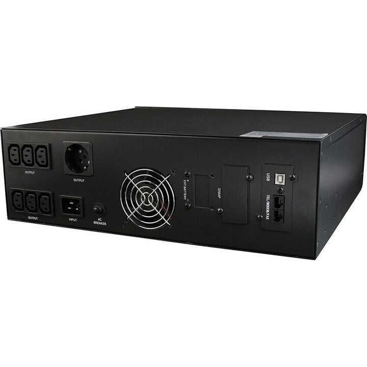 GEMBIRD EG-UPSRACK-12 UPS rack/torre 2000 VA preto