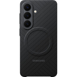 Cover posteriore magnetica in carbonio nera per Samsung Galaxy S26