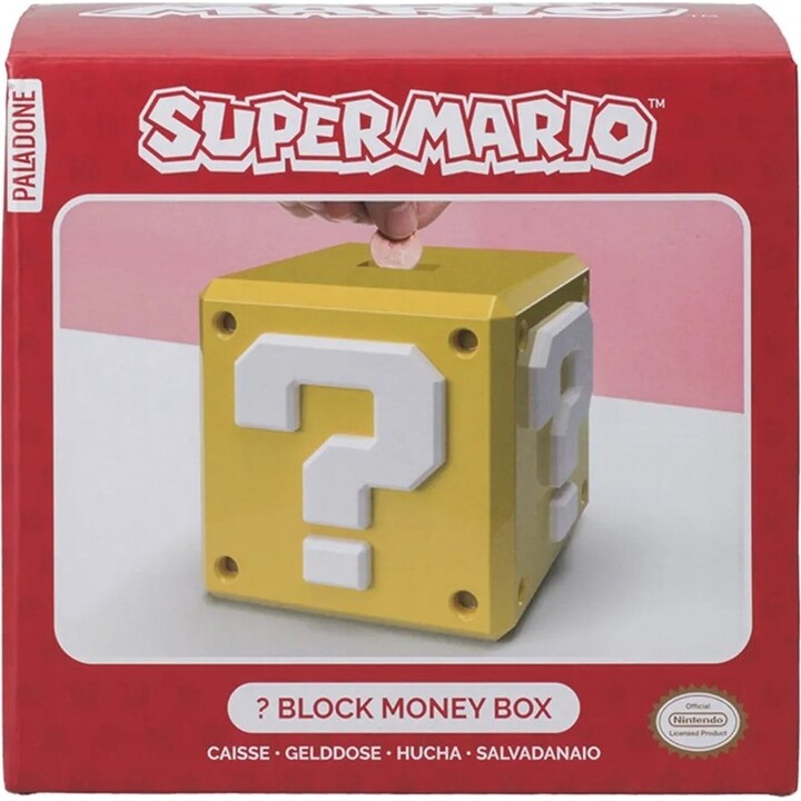 Super Mario Question Block Shaped Money Box by Paladone