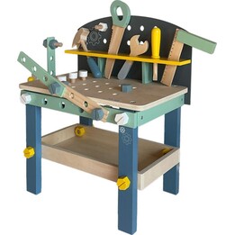 Banco de trabajo de madera G2595 de Koala Games con accesorios