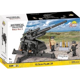COBI 3142 II WW 10.5 cm Flak 39 anti-aircraft gun grey
