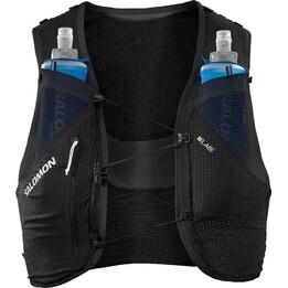 Salomon S/Lab Pulsar 3 Running Vest with Water Bottles - Black/White Size: L
