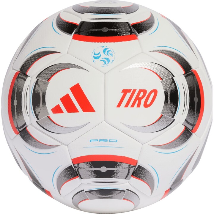 Piłka nożna adidas Tiro Pro biało-szara JW1533 5