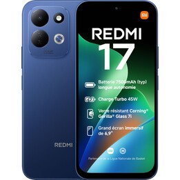Xiaomi Redmi 17, 4 GB 128 GB, 6,9 HD+, 7500 mAh, Tiefblau