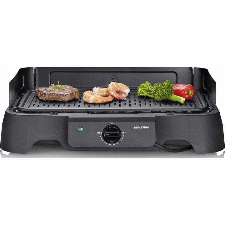 SEVERIN PG 8595 electric table grill 2000W grate temperature control