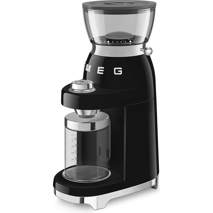 Moulin à café multifonction Smeg CGF03BLEU, finition noire