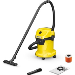Vacuum Cleaner KARCHER 1200W Dust capacity 25L Dust bag Black