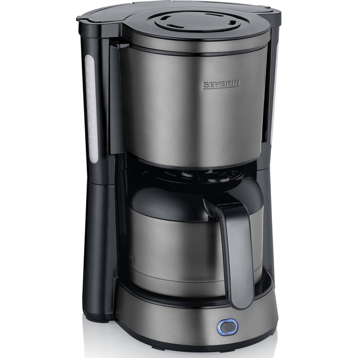 Severin 9343 Coffee maker Steel, Black