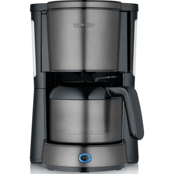 Severin 9343 Coffee maker Steel, Black