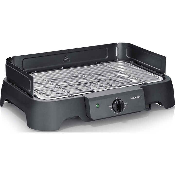 Grelhador elétrico Severin 8593, preto