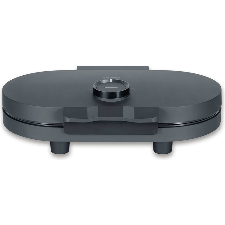 Severin WA 2118 Waffle maker Indicator light, hinged Black