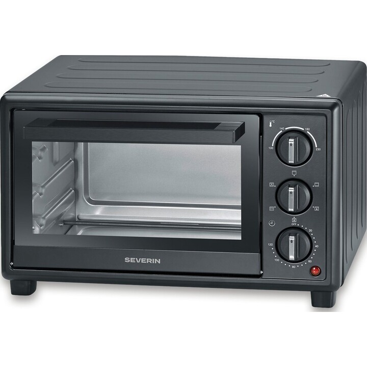 Forno tostapane Severin TO 2075, 30 L, 1600 W, nero, con funzione grill
