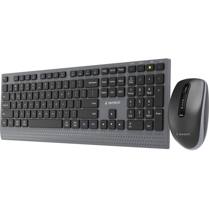 Keyboard + Mouse Wrl Eng/Bk Kbs-Wps-02 Gembird