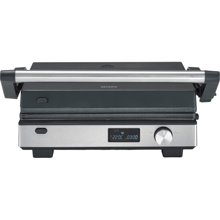 Severin 2380 Grillpresse Schwarz, Silber