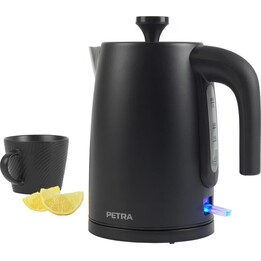 Petra PT5632MBLKVDE 3-kW-Wasserkocher, Mattschwarz
