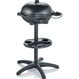 Severin PG 8541 Black Barbecue Grill with Legs and Lid