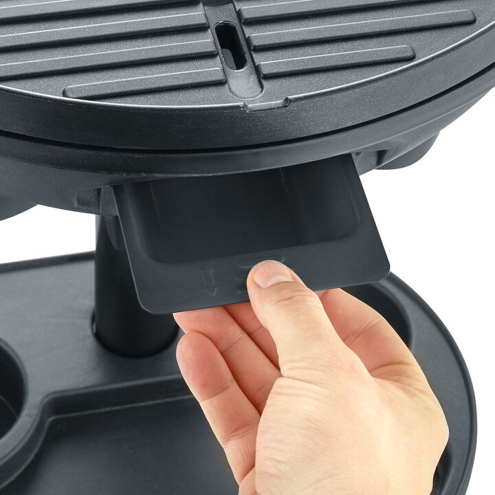 Grelhador Severin PG 8541 Preto com Pernas e Tampa