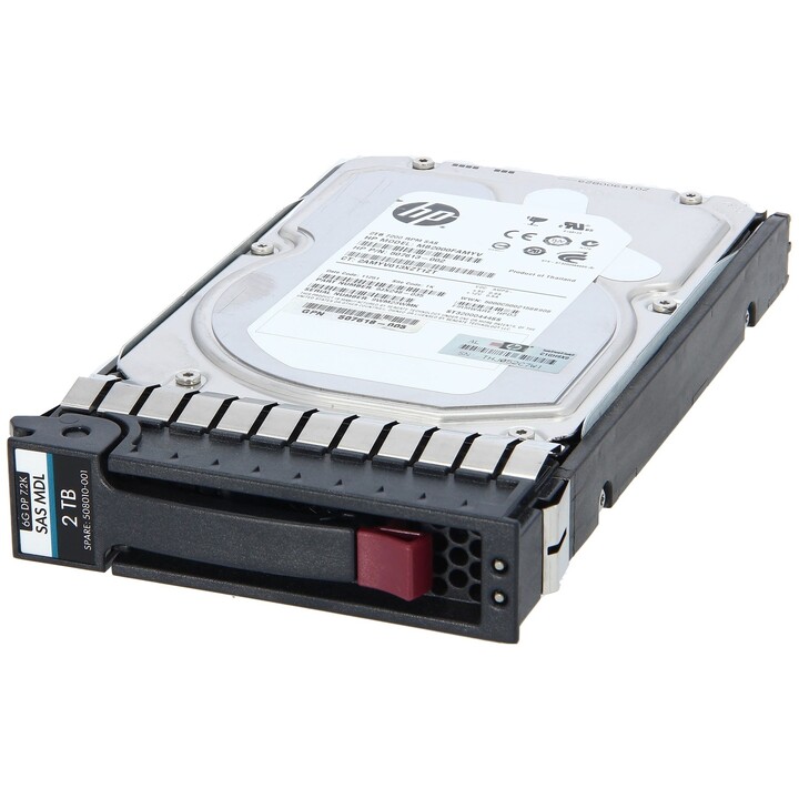 Hewlett Packard Enterprise 2TB 6G SAS 7.2K rpm LFF (3.5-inch) Dual Port Midline 1yr Warranty Hard Drive 3.5" 2000 GB