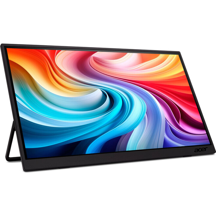 Monitor acer 16" ips fhd pm161w portable 1920x1080 6ms hdmi usb-c black