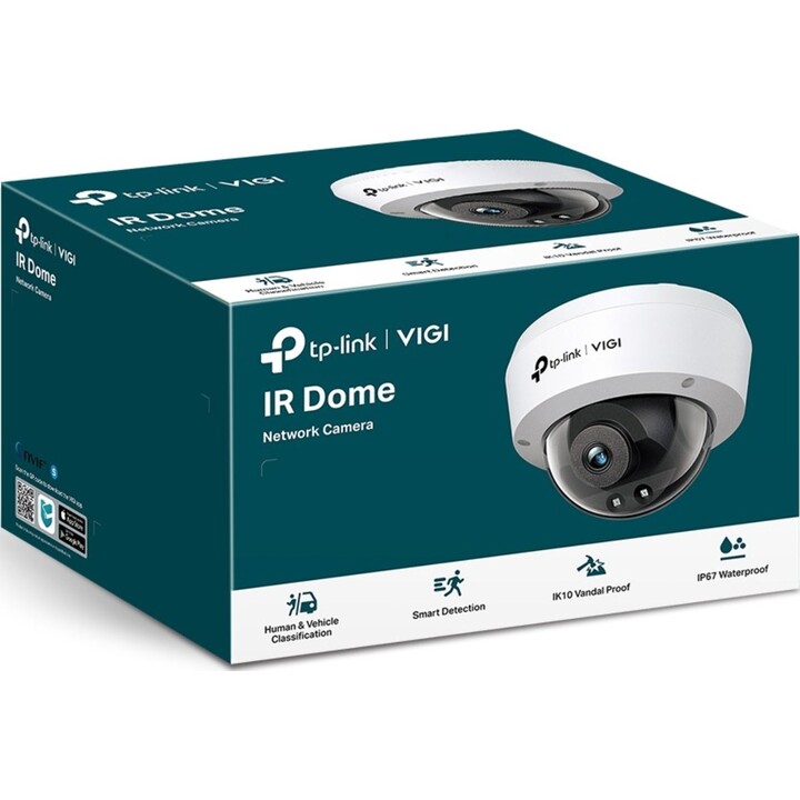 TP-Link VIGI C220I 2MP Dome-IP-Kamera 2.8mm weiß