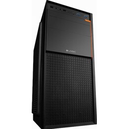 Case per PC LOGIC J23 Midi Tower ATX, compatibile con ATX, GPU fino a 32 cm, 2 alloggiamenti da 3,5", 3 alloggiamenti da 2,5", 2